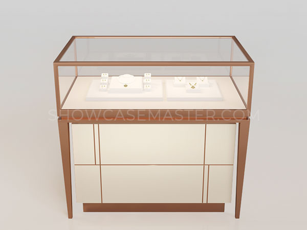 Modern Jewelry Showcase Counter Design