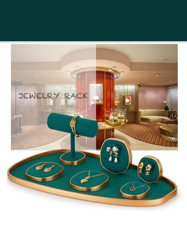 RONRUN Jewelry Display Stand Set Exhibitor