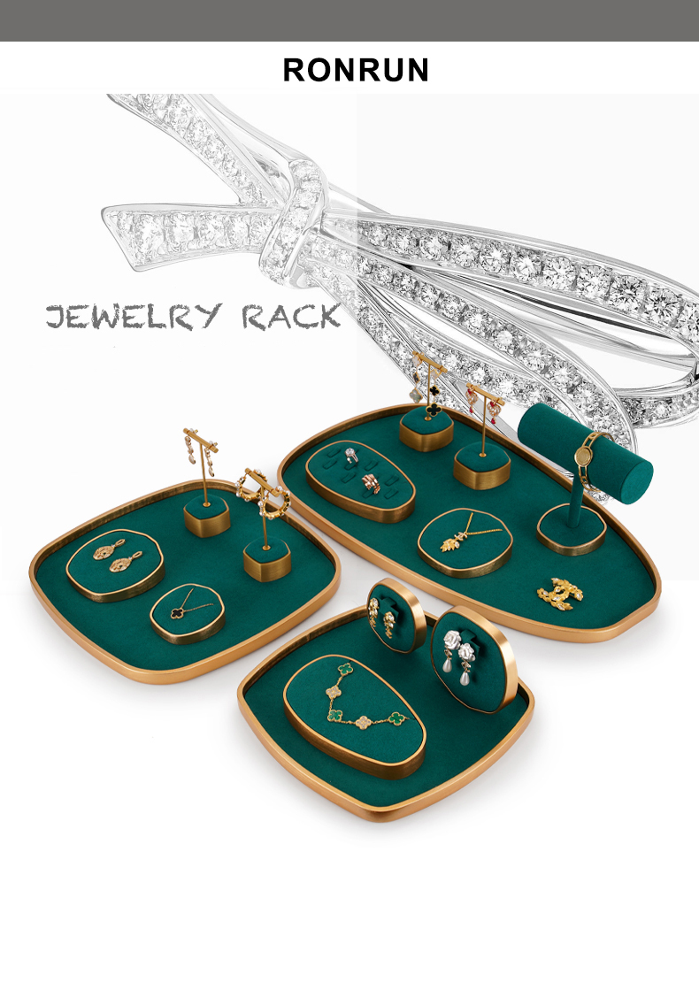 RONRUN Jewelry Display Stand Set Exhibitor