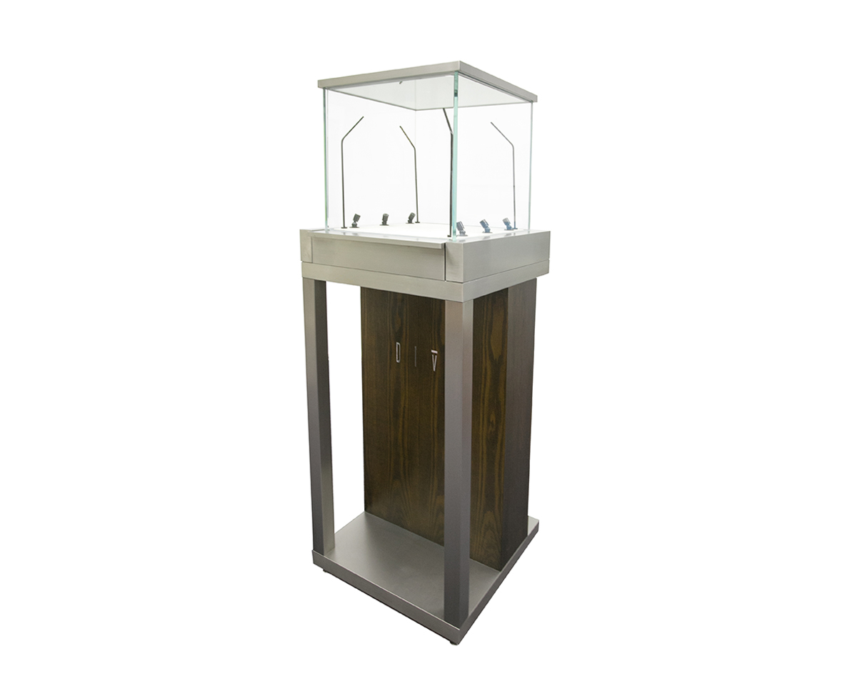 Jewelry Showcase Display For Sale Metal Wooden Showroom Case