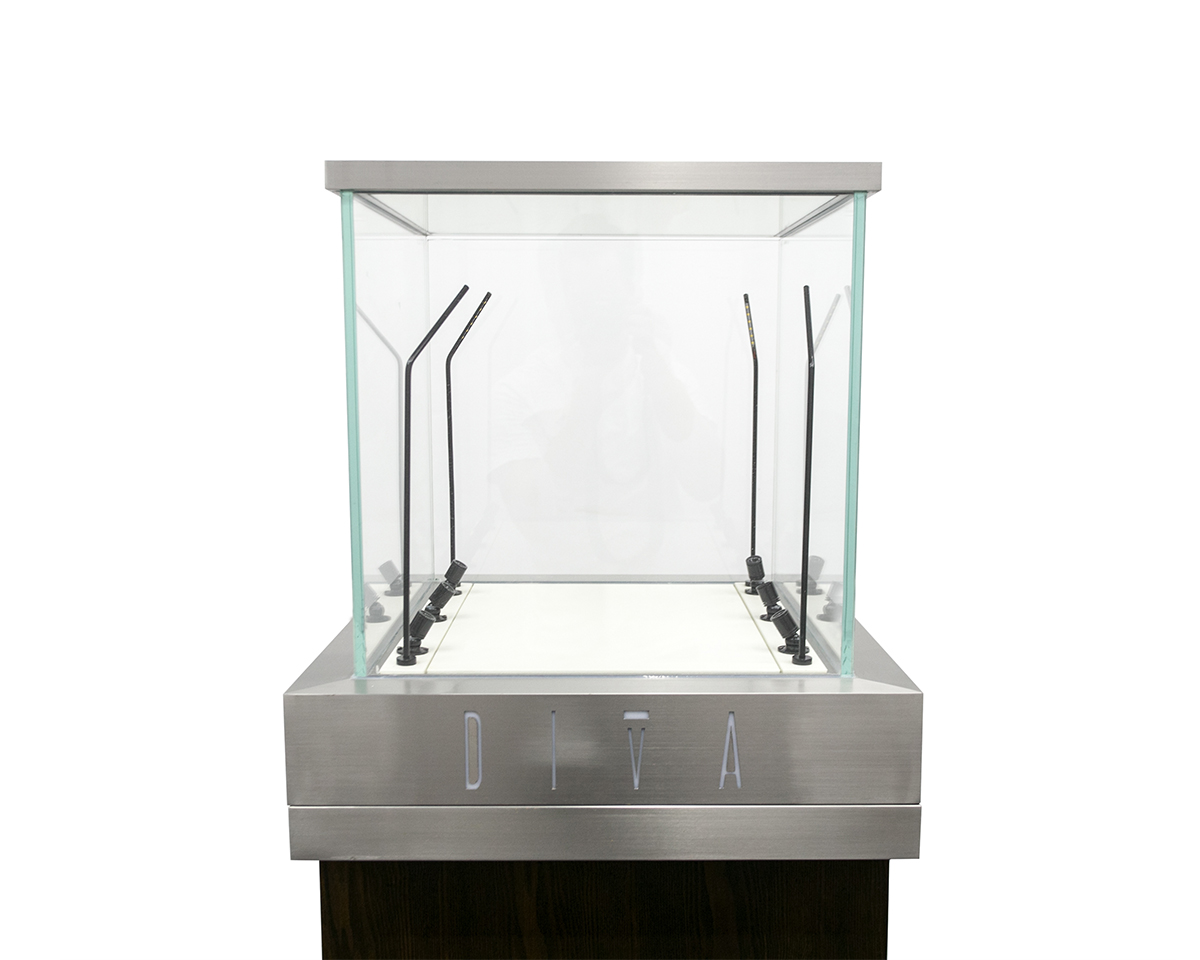 Jewelry Showcase Display For Sale Metal Wooden Showroom Case