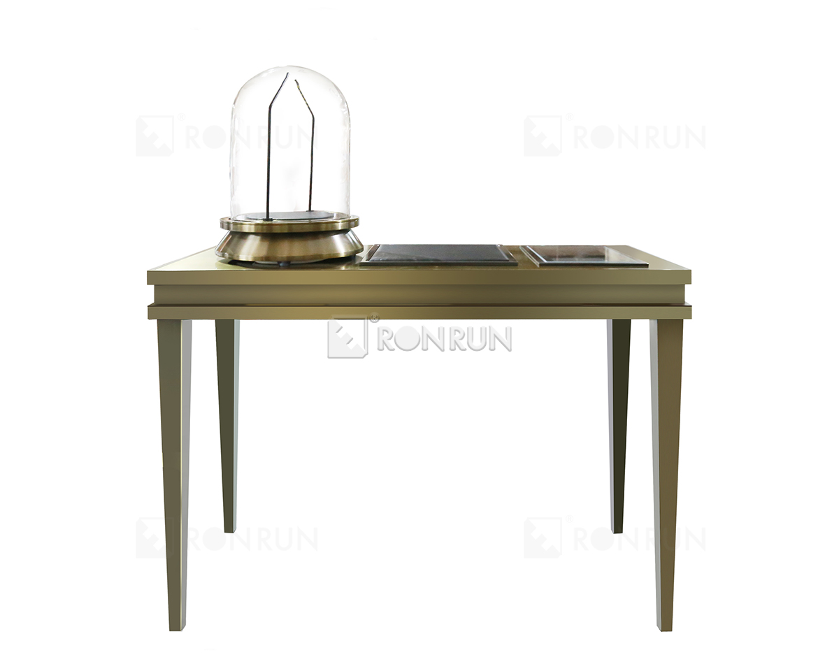 Customizable Countertop Display Case VIP Experience Table For Jewelry Store