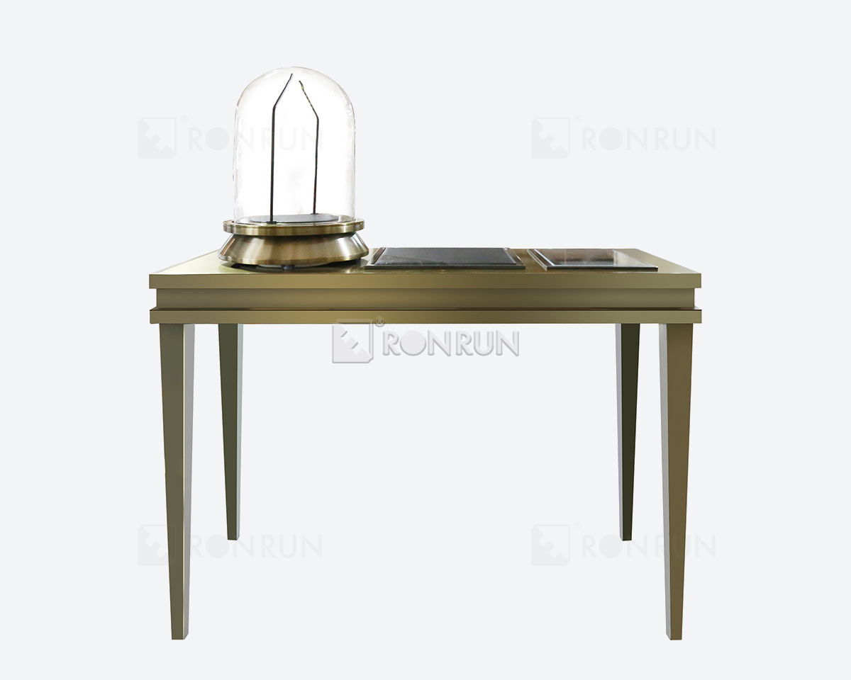 Customizable Countertop Display Case VIP Experience Table For Jewelry Store