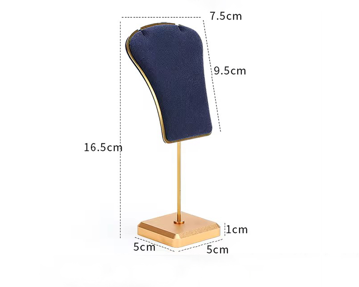 Royal-Blue-Microfiber-Necklace-Holder