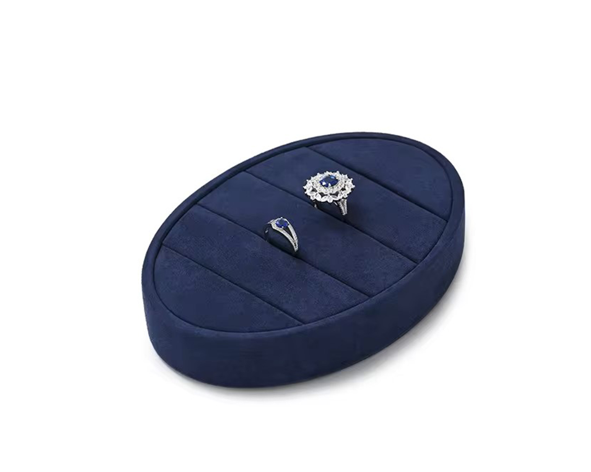 Oval-ring-display-blue-luxury-holdernecklace-display-rack